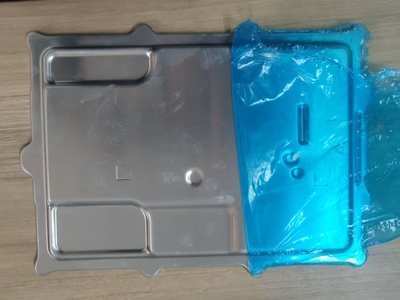 Aluminiumplatte Edelstahlplatte Prägeschutzfolie